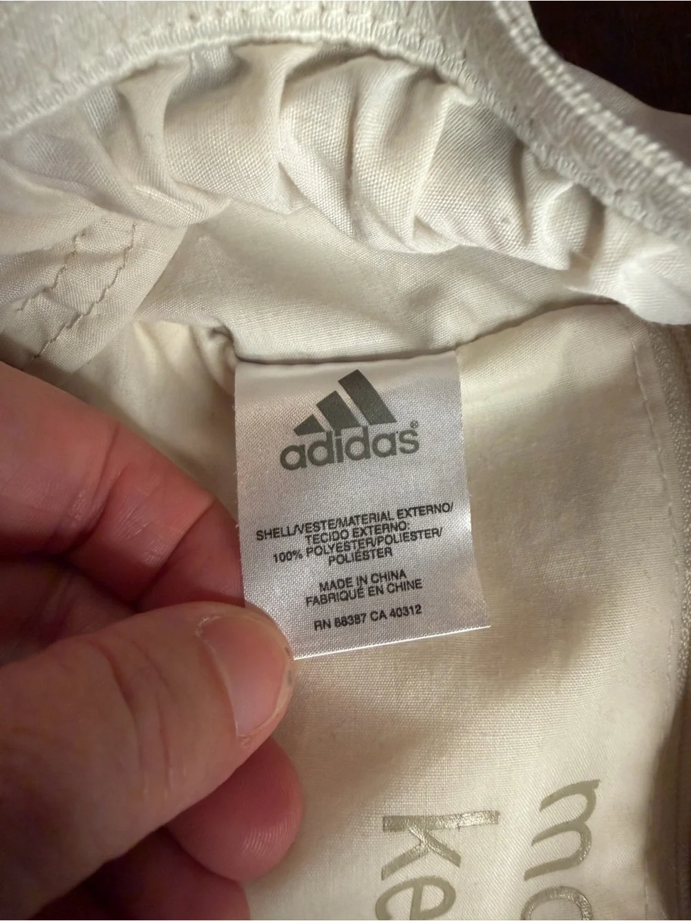 Adidas by Stella McCartney Utility Backpack Ivory Cream GUC